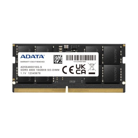 Memorie RAM notebook Adata, SODIMM, DDR5, 16GB, CL40, 4800MHz ADATA - 1